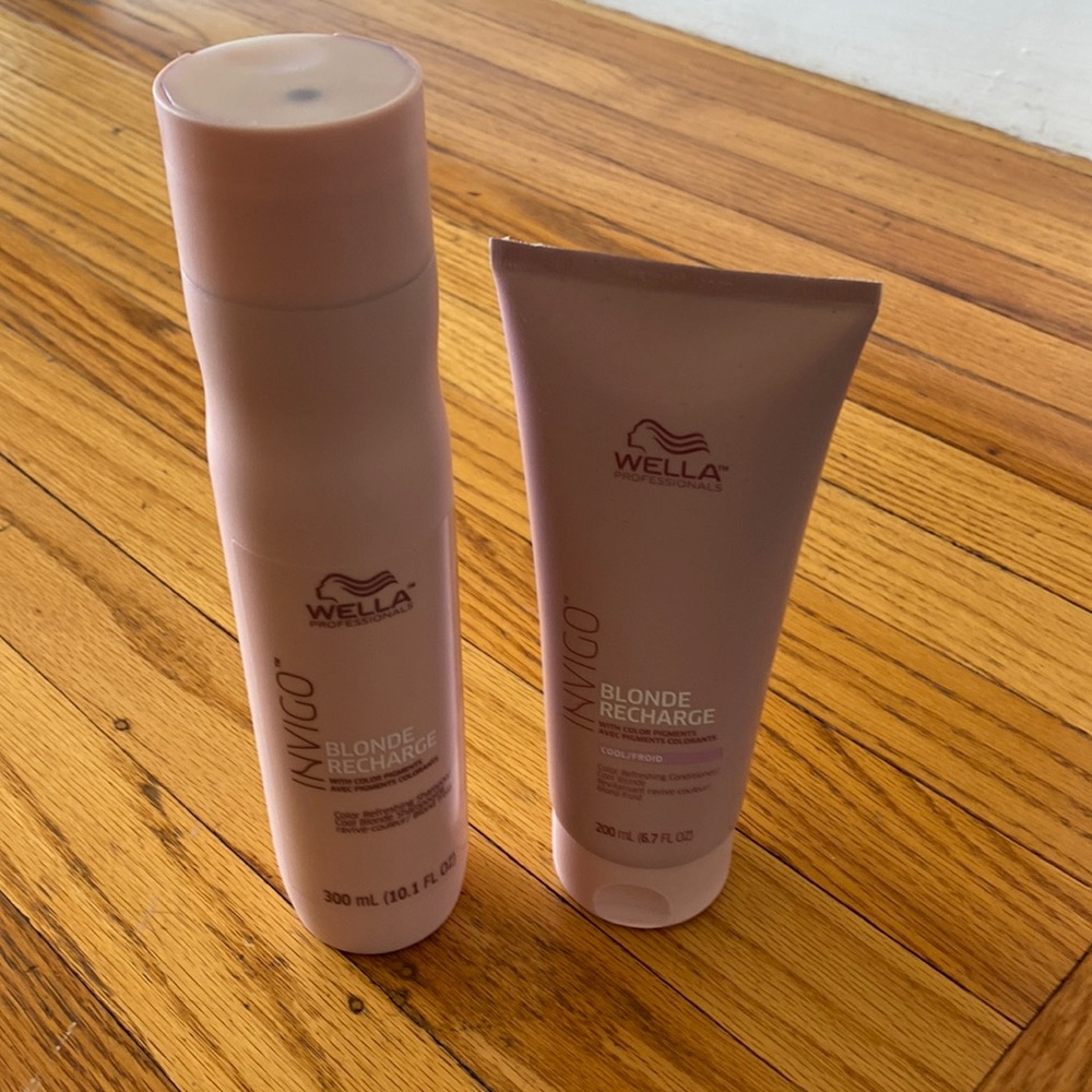 Wella Blonde, recharge shampoo and conditioner